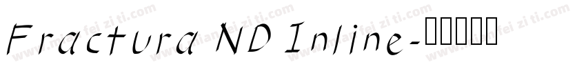 Fractura ND Inline字体转换